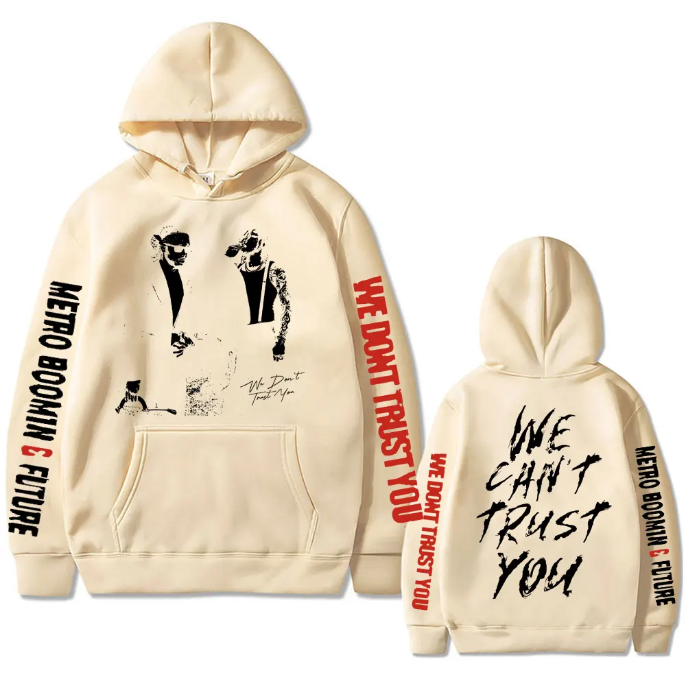 Rapper Future Metro Boomin 2024 New Hip Hop Album We Don't Trust You Graphic Hoodie Men Women Casual Fleece Oversized Sweatshirt