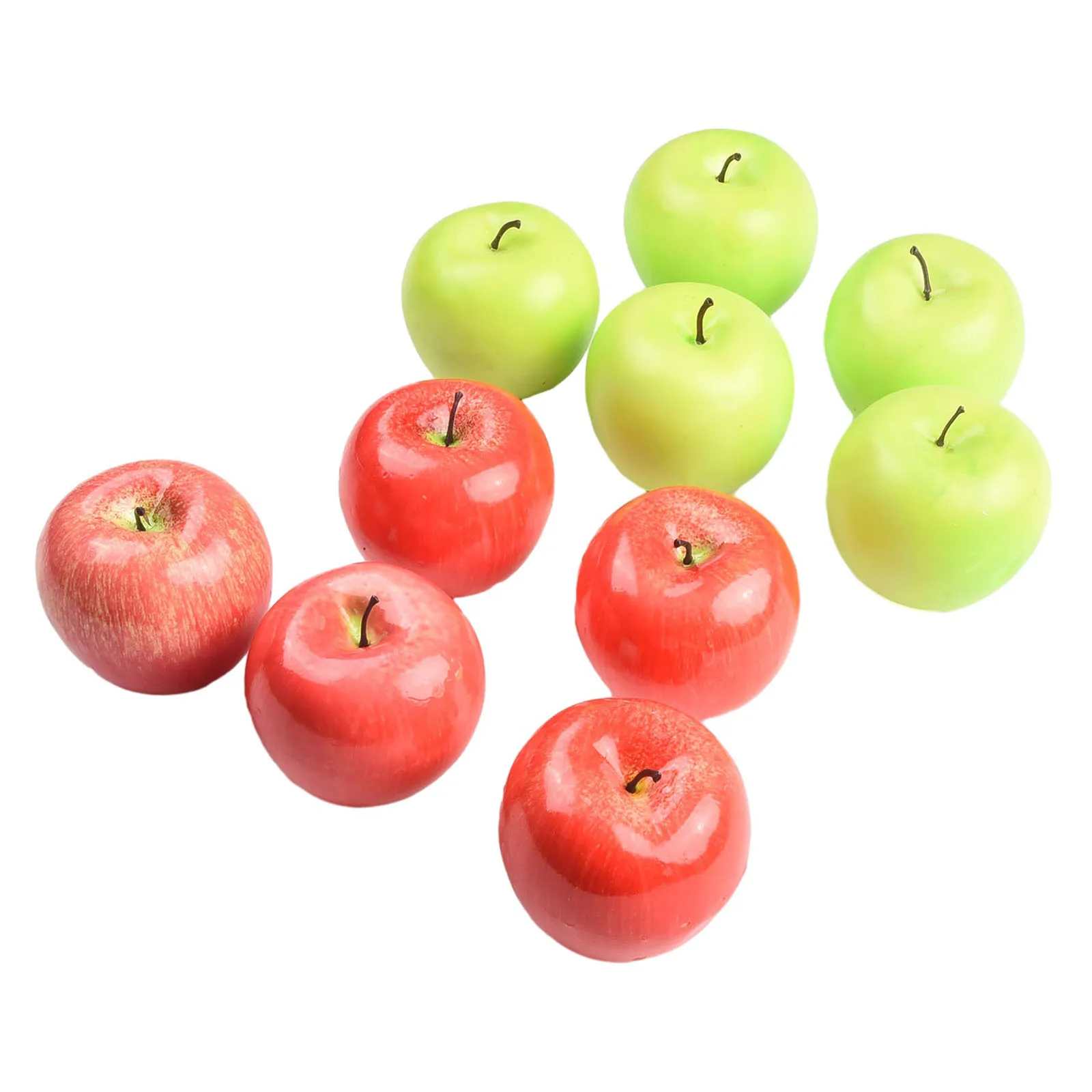 Description Picture 5 of item10PCS Artificial-Apple Fake Fruits Home Bedroom Living Room Decoration Festive Party Supplies Artificial Fruit Pink Red Green
