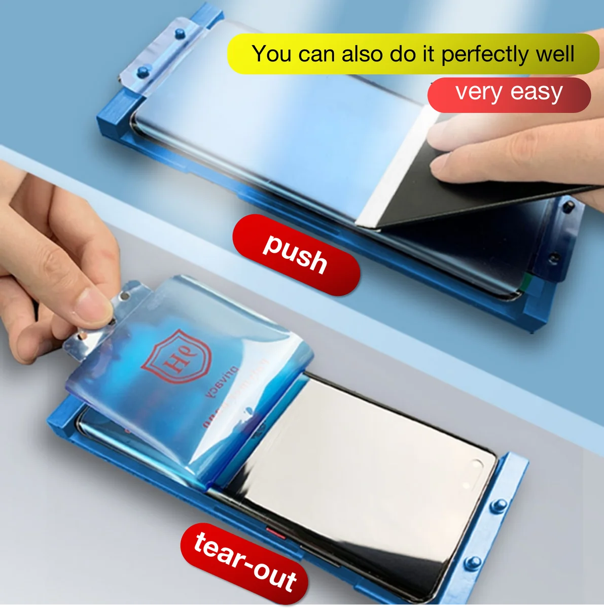 for Samsung Galaxy S24 S23 S22 S21 S20 S10 S9 Plus Ultra Screen Protector Glass Gadgets Accessories Protections Protective Sag — view 2