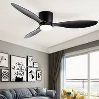 Ceiling Mounted FanLight Intelligent Ceiling FanLamp Bedroom Restaurant Household Lowfioor Electric Fan CeilingLamp Nordic Style 2