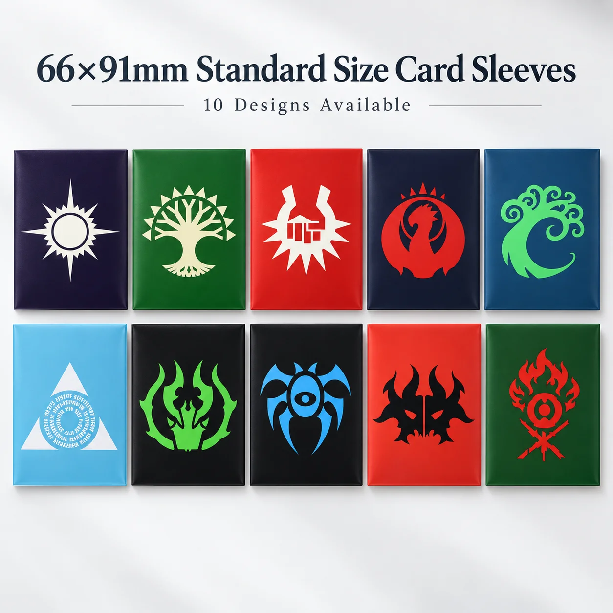66 x 91 mm, 60 Stück, Guilds of Ravnica, Standardhüllen, Druckkunstkartenhüllen, magischer, matter Kartenschutz für /PKM/MGT
