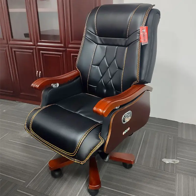 Study Luxury Office Chair Rolling Recliner Stools Leather Office Chair Mobile Gaming Cadeiras De Escritorio Bedroom Furniture
