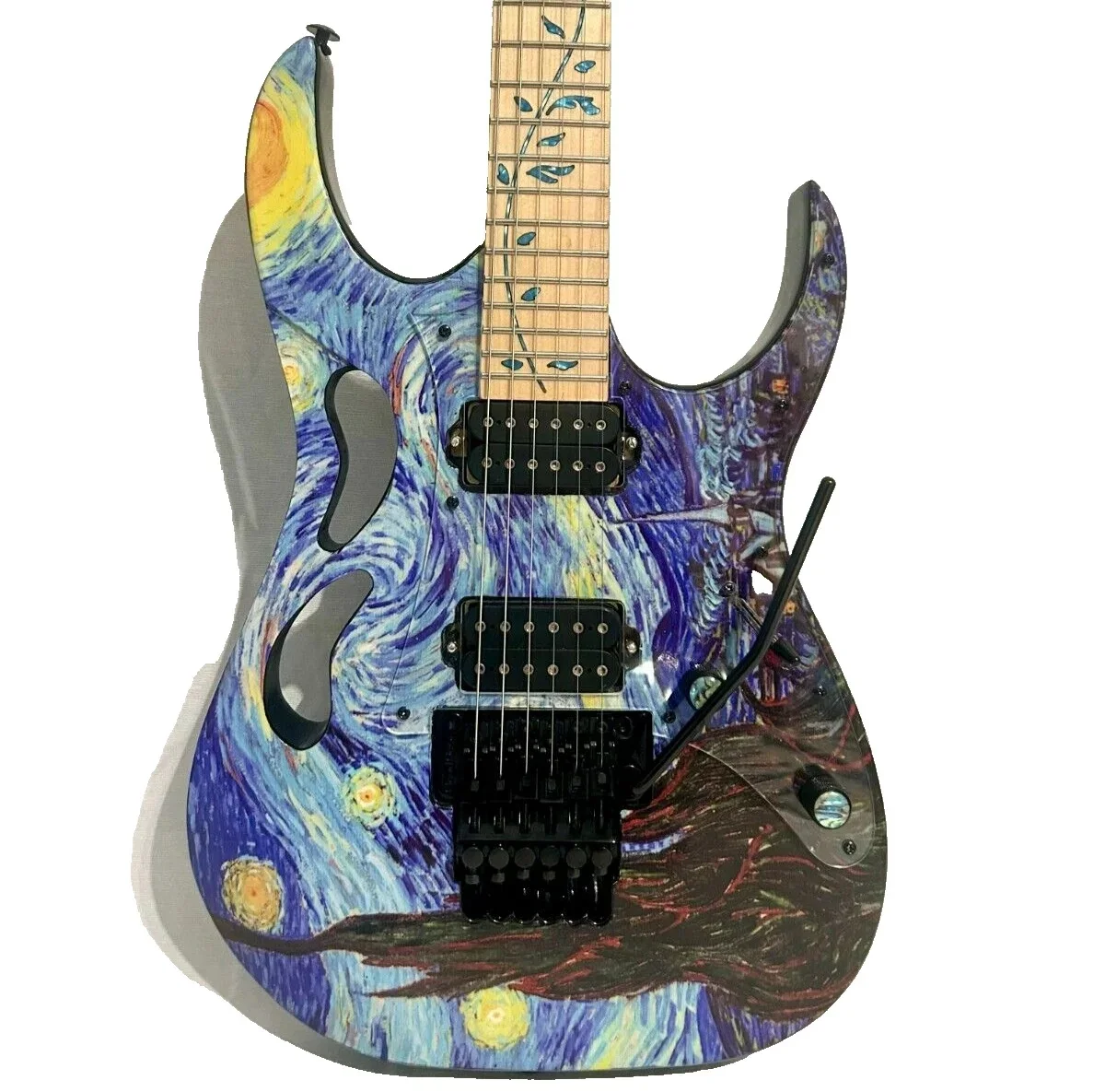 

High-end Custom 6-String Electric Guitar Hand-painted pattern