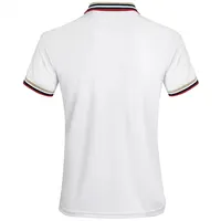 Polo Rayé à Manches Courtes en Coton Respirant pour Homme, Vêtement Décontracté de Couleur Unie, de Haute Qualité, de Marque, à la Mode, pour Bureau, Été 5