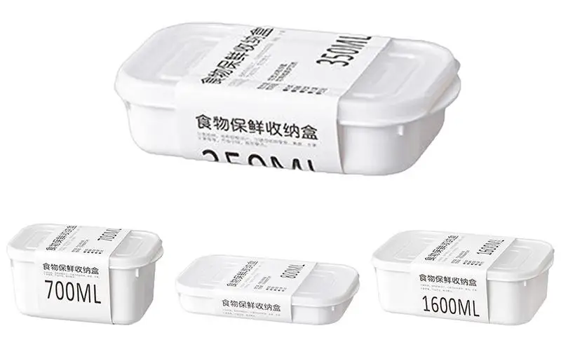 

Fridge Food Storage Containers Portable Lunch Container Multipurpose Refrigerator Organizer Bins durable Food Fruit Storage Box