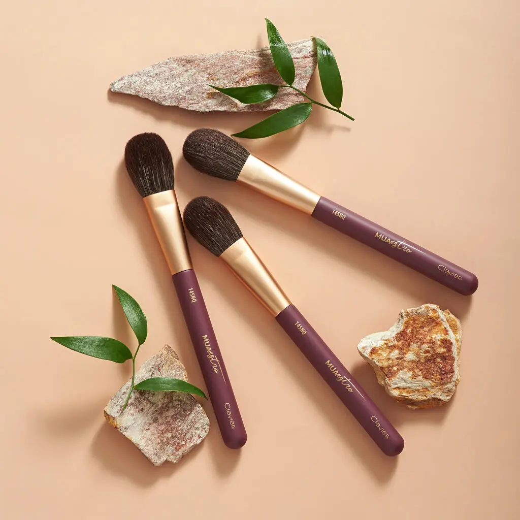 Clavier Nature & More II 메이크업 브러쉬 아이 섀도우 파운데이션 화장품 브러쉬, 뷰티 소프트 고품질 강모 메이크업 도구