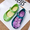 Mini Melissa Brazil Children's Shoes Summer 2024 New Girls' Bow Camellia Jelly Sandals Baby Kids Princess Jelly Beach Shoes Todd 1