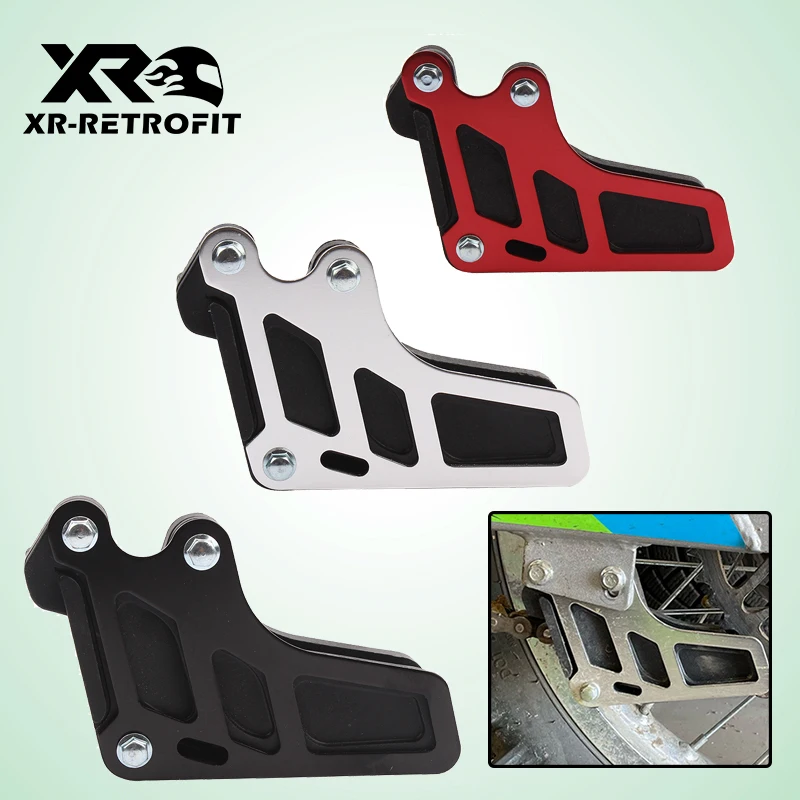 

For KAYO T2 T4 T6 X6 Dirt Pit Bike Motocross Spare Parts Motorcycle New Aluminum Alloy Chain Guide Guard protection 420 428 520