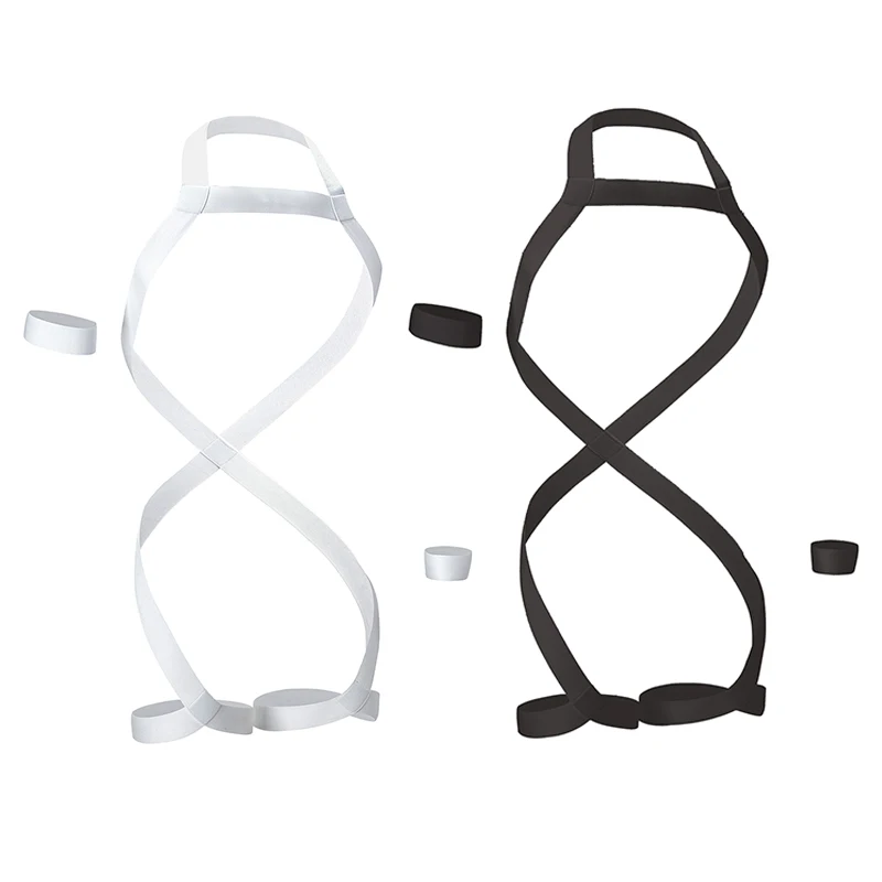 Mens Harness Set Elastic Halter Chest Body Straps Hollow Out Lingerie Bondage Belts Fetish Arm Wrist Band