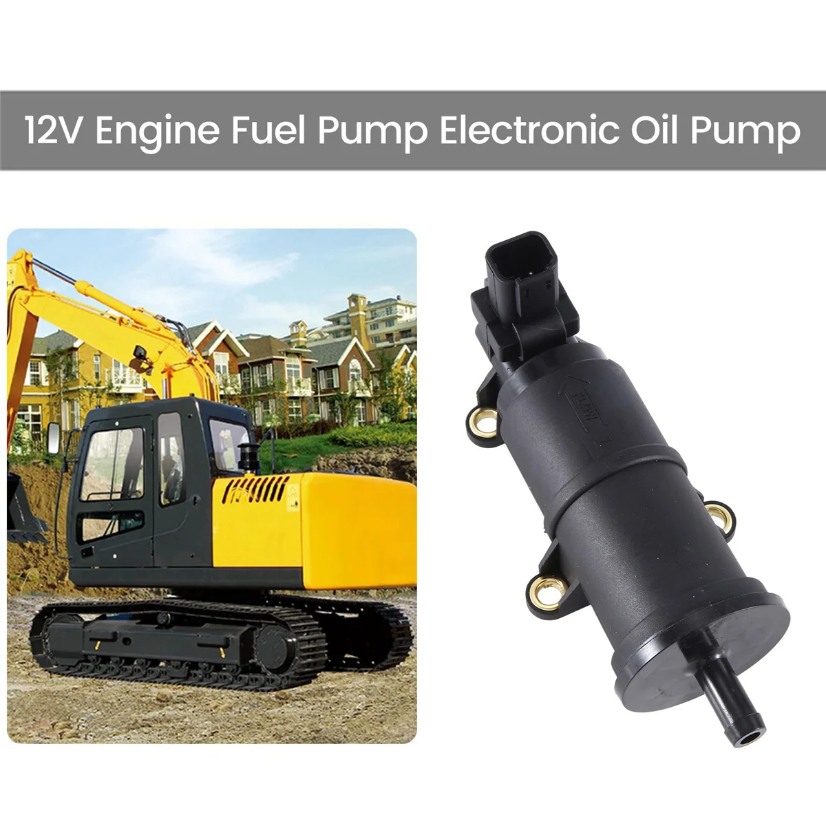 

12V Engine Fuel Pump Electronic Oil Pump for Caterpillar C7.1 C4.4 Excavator 312D2 E312D2 C6.6 C7.1 4465409 446-5409