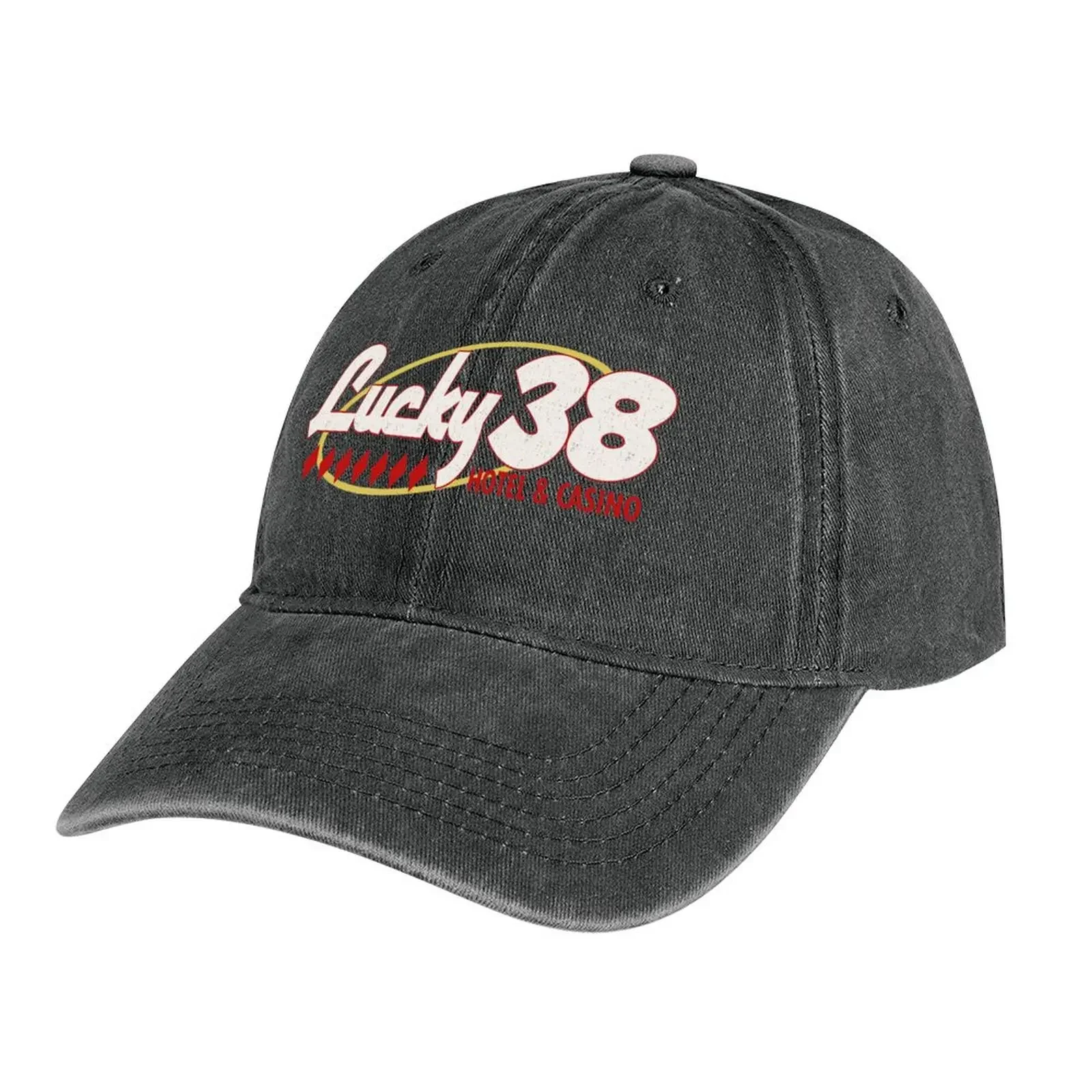 

Retro Lucky 38 Hotel & Casino Cowboy Hat black Hat Man For The Sun cute New In Hat Man Women's