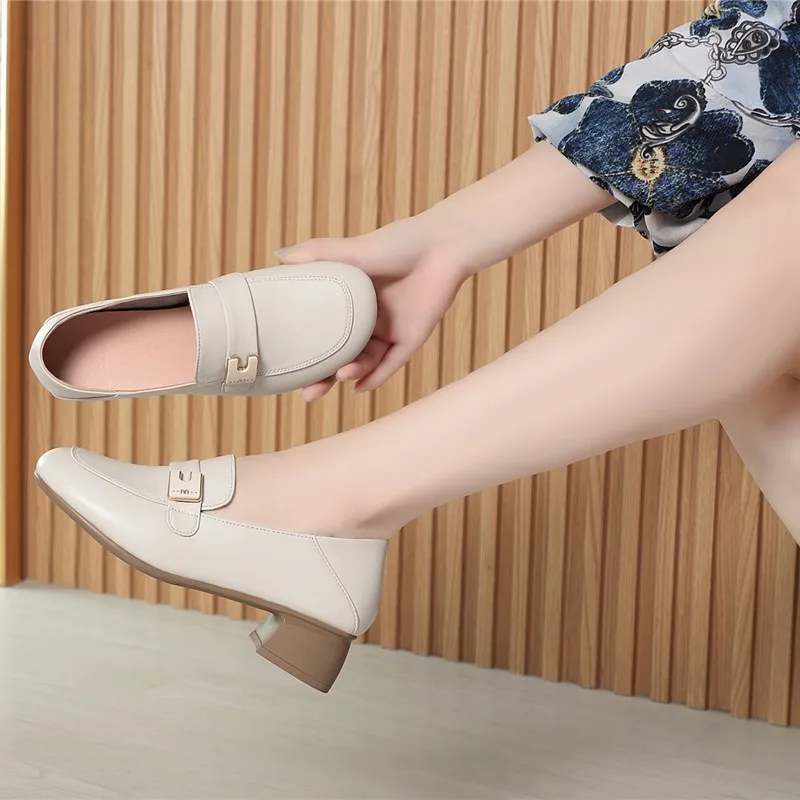 Walking Shoes Supportive Dress Shoes For Women Flat Shoes Formal Leather Shoes For Ladies Women's Genuine Walking Shoes Supportive Dress Shoes For Women Flat Shoes Formal Leather Shoes For Ladies Women's Genuine
