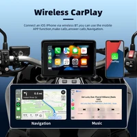 EKIY 5.0 inch Wireless CarPlay Moto Android Auto Motorcycle GPS Navigation Display Screen Portable Digital Motorcycle Dashboard - Image 3