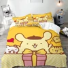 Sanrio Pom Pom Purin Bedding Sets Cartoon Dog Comforter Cover Bed Cover Duvet Cover Pillow Case 2-3 Pieces Sets Bedroom Decor 2