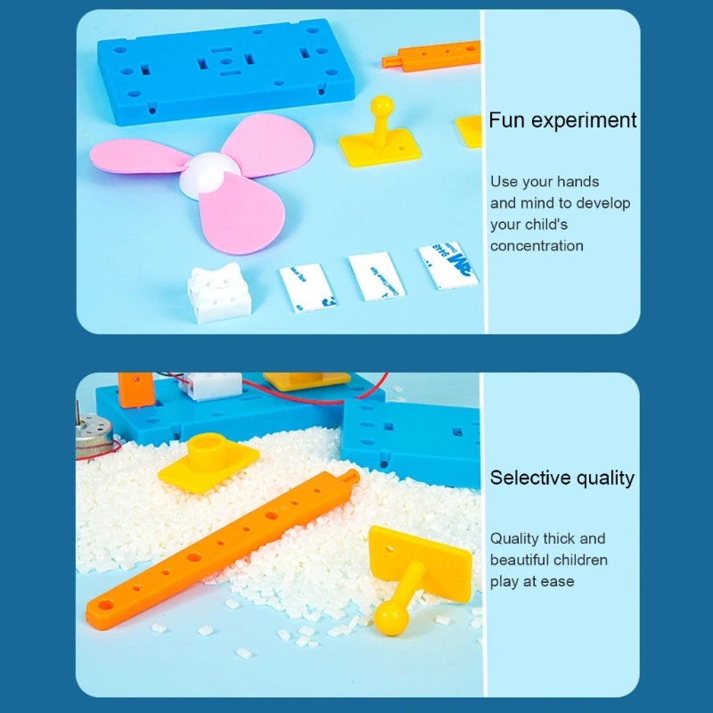 مجموعة نموذج مروحة الروبوت الشمسي A9LC للأطفال بعم...