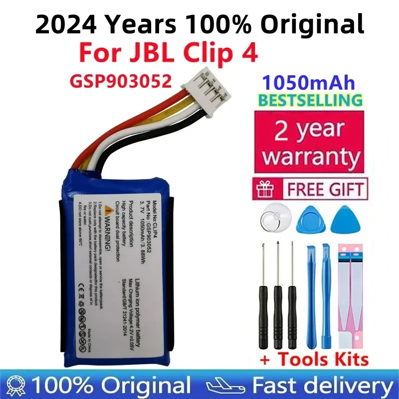 100% Original New High Quality Replacement Battery For JBL Clip 4 Clip4 Wireless Bluetooth Speaker Batteries
