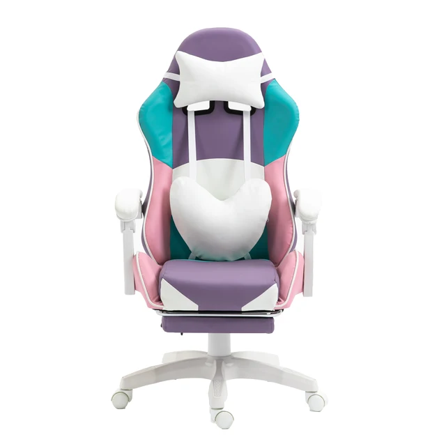 새로운 핑크 귀여운 게임 의자