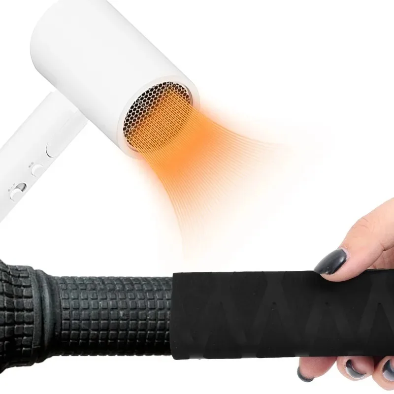 Heat Shrink Motorcycle Grips Cover Brake Lever Covers Anti-Slip Handlebar Cover for Winter Cold & Summer Sun Protection Grip