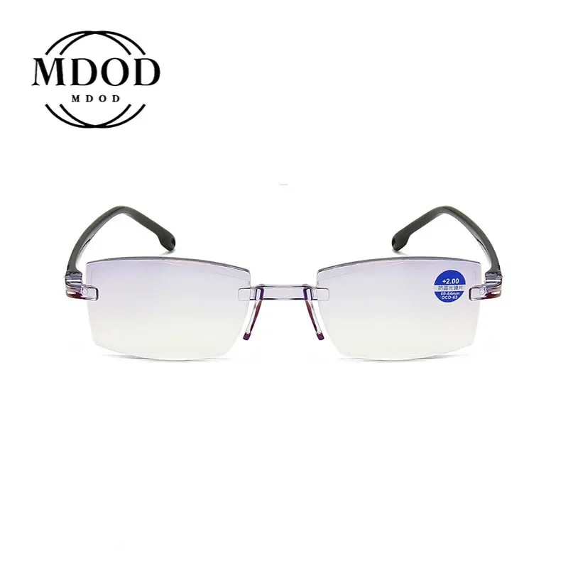 Gafas de lectura portátiles sin marco para hombre y mujer