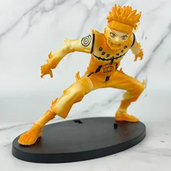 Anime Naruto Kurama & Sasuke PVC Figurine Collection - 13cm Statue for Desktop Display and Kid Gifts (No box)