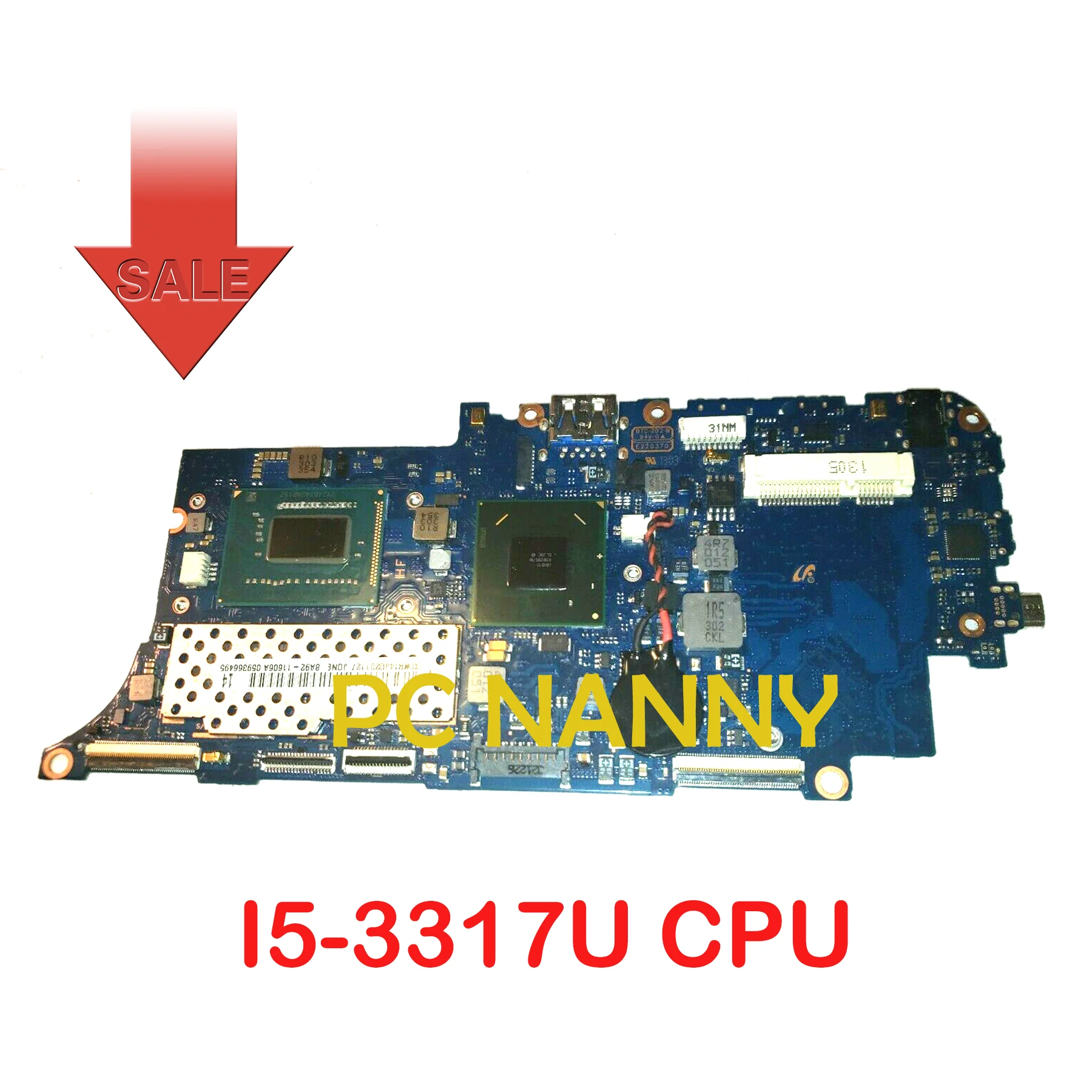 

PCNANNY for Samsung ATIV Smart PC Pro XE700T1C XE700T1C laptop motherboard I5-3317U BA92-12629A BA92-11606B