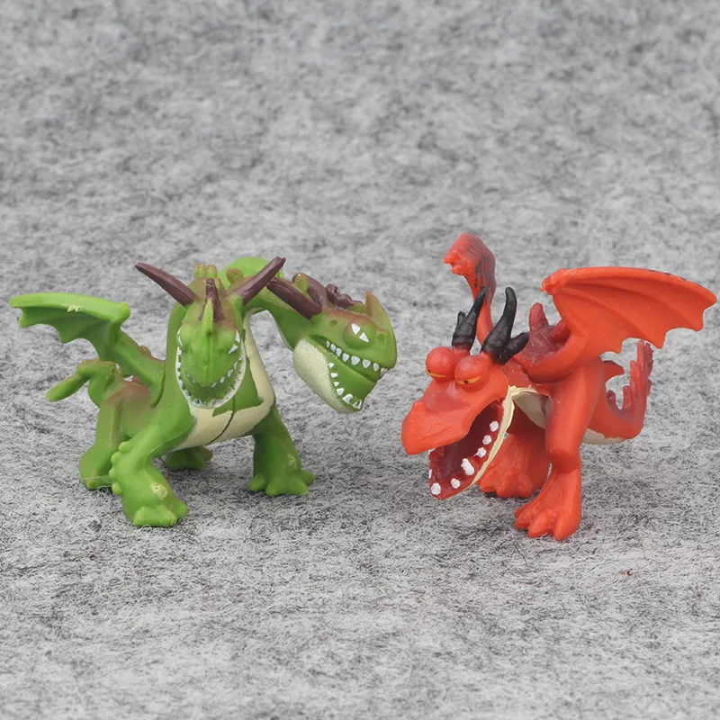 12-Piece How to Train Your Dragon: Hidden World Toothless Mini Anime PVC Action Figure Set