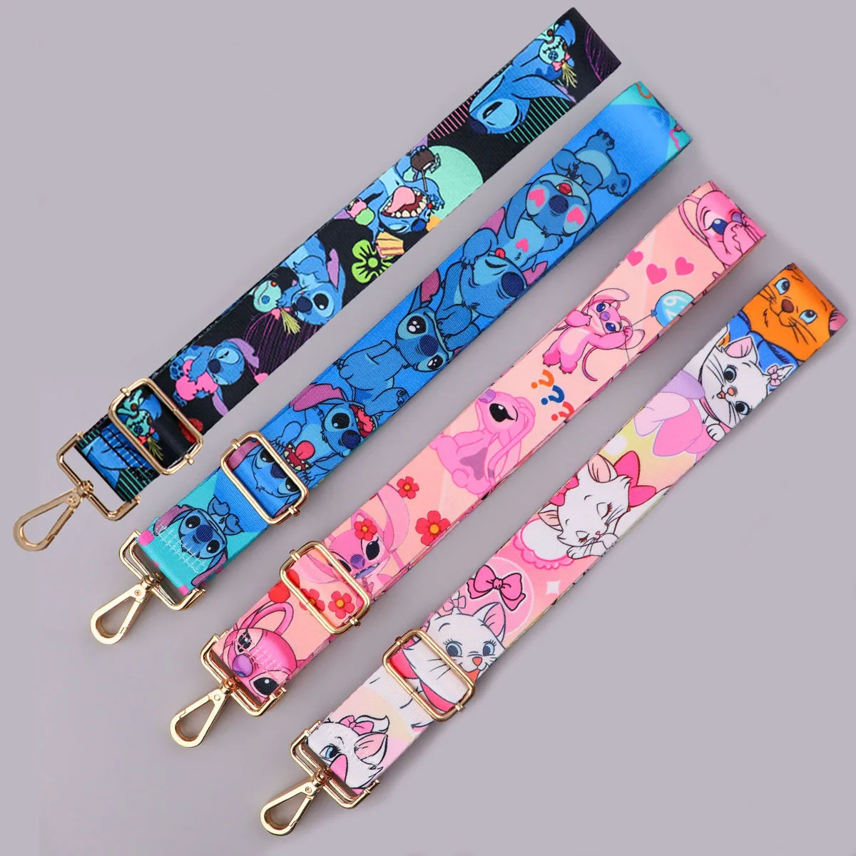 

Cute Stitch Bag Strap Cartoon Cat Straps for Crossbody Messenger Shoulder Bag Accessories Women Adjustable Belts Handbag Straps