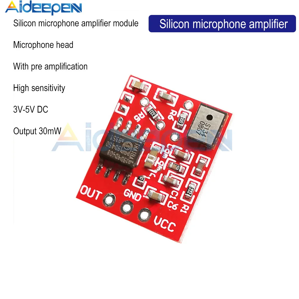 DC3V5VSiliconMicrophoneMagnificationModuleWithPreampAmplifier