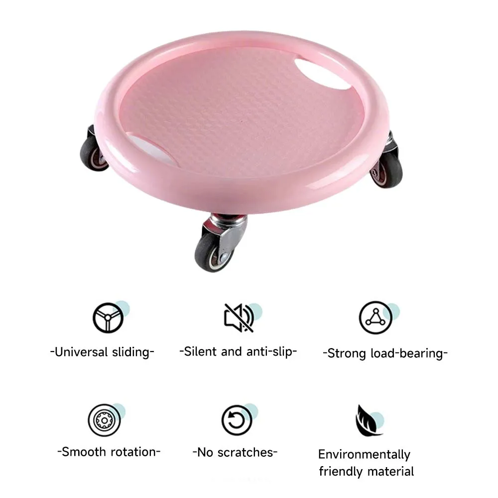 Multifunctional 360&deg; Rotating Abdominal Wheel Board with Mat Full Body Fat Burning Weight Control Equipment for Home Workout Gym
