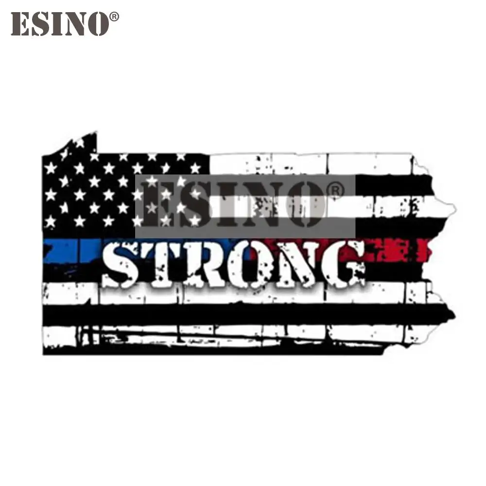 

Car Styling Creative USA America National Flag Strong Tattered Cartoon PVC Waterproof Car Body Sticker Pattern Vinyl