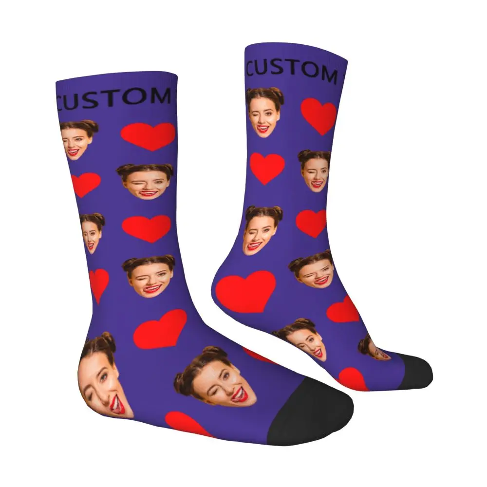 Personal Custom Avatar Printed Socks Cozy Sport Middle Tube Socks Cotton for Unisex Birthday Present 29 S0e7be2bd256c46ec95f8506e2e650110A