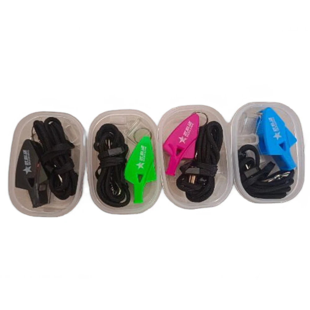 Box Packing High Decibel ABS Plastic Whistles Professional Basketball Soccer Sports Training Referee Whistle 3