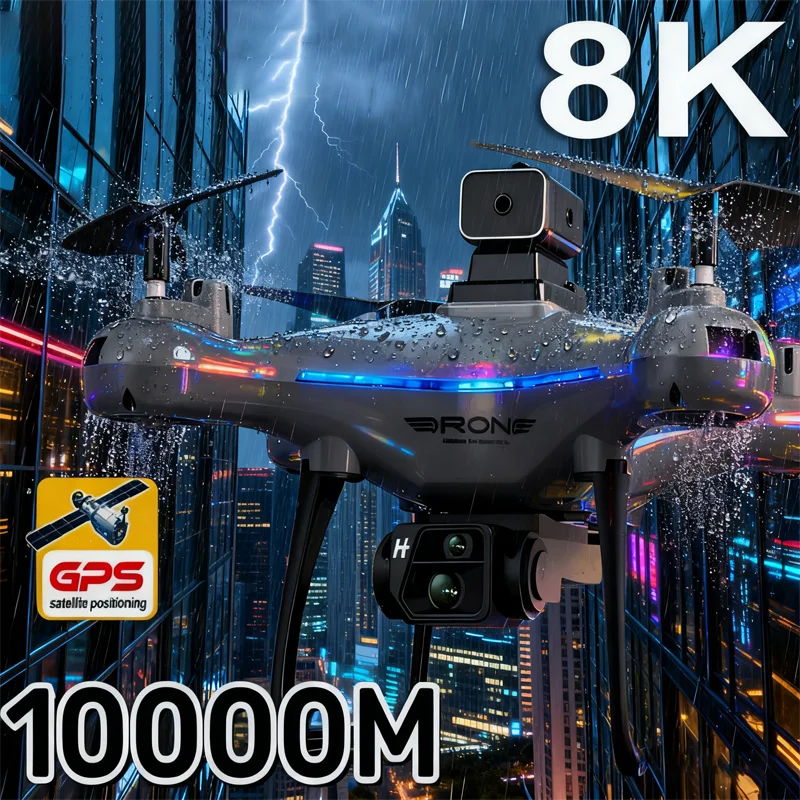 Drone KY102 MAX - Caméra HD, Écran Intégré, Évitement d'Obstacles, 10000m