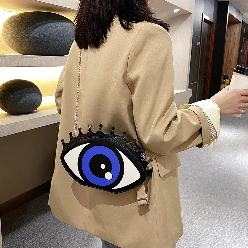 Shoulder Bag Eye Hop Hip Female New Trendy Chain Handbags For Women Casual High-Quality Messenger Versatile Luxury Crossbody Y2k