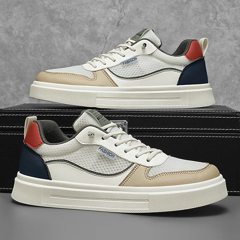 Scarpe da skate estive da uomo in mesh traspirante_voghion.com