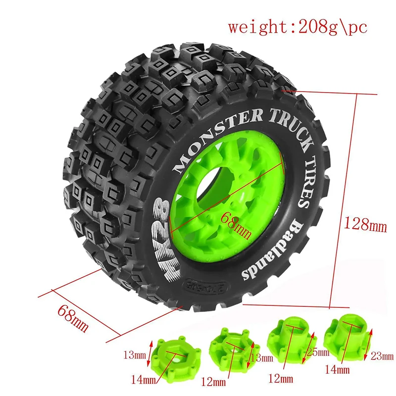 Pneumatici Nitro Pneumatici Posteriori In Schiuma Contact Per Auto Nitro 1:10 - 12mm Esagonali, 30mm, Durezza 42 Shore Gomme Moto Pirelli - Foto 10
