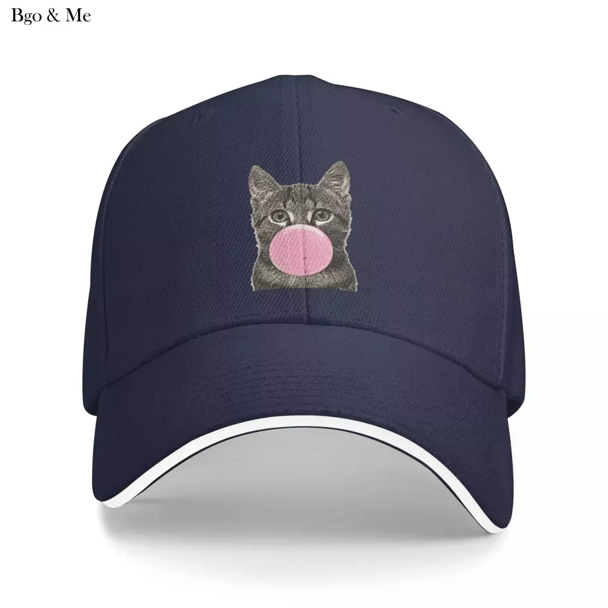 

2023 New The Bubble Cat - Cat Chewing Gum Bubble Baseball Cap Hood Hats Baseball Cap Women Hat Men'S