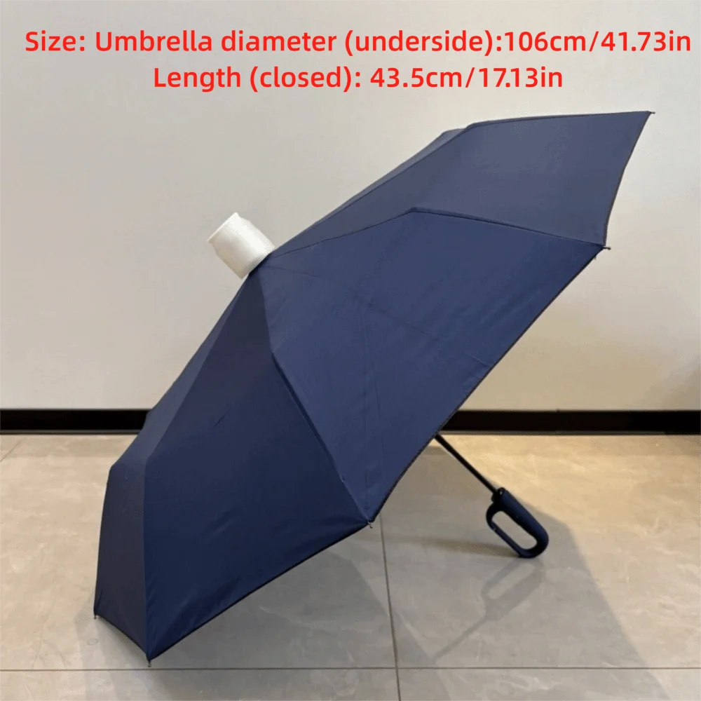 Premium Wind-Resistant Foldable Umbrella with Ergonomic Handle and UV Protection