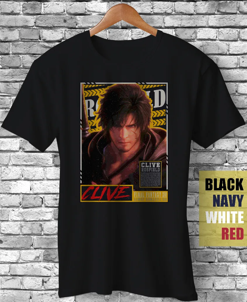 Clive Rosfield Final Fantasy Xvi Ff 16 Game Gaming Fan Regalo Divertente T-Shirt Unisex
