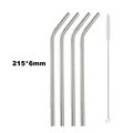 4Pcs Silver Bent