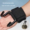 1PC Weight Lifting Hook Grips with Wrist Wraps Gym Hand-Bar Wrist Strap  Fitness Hook Weight Strap Pull-Ups Power Lift Gloves 5