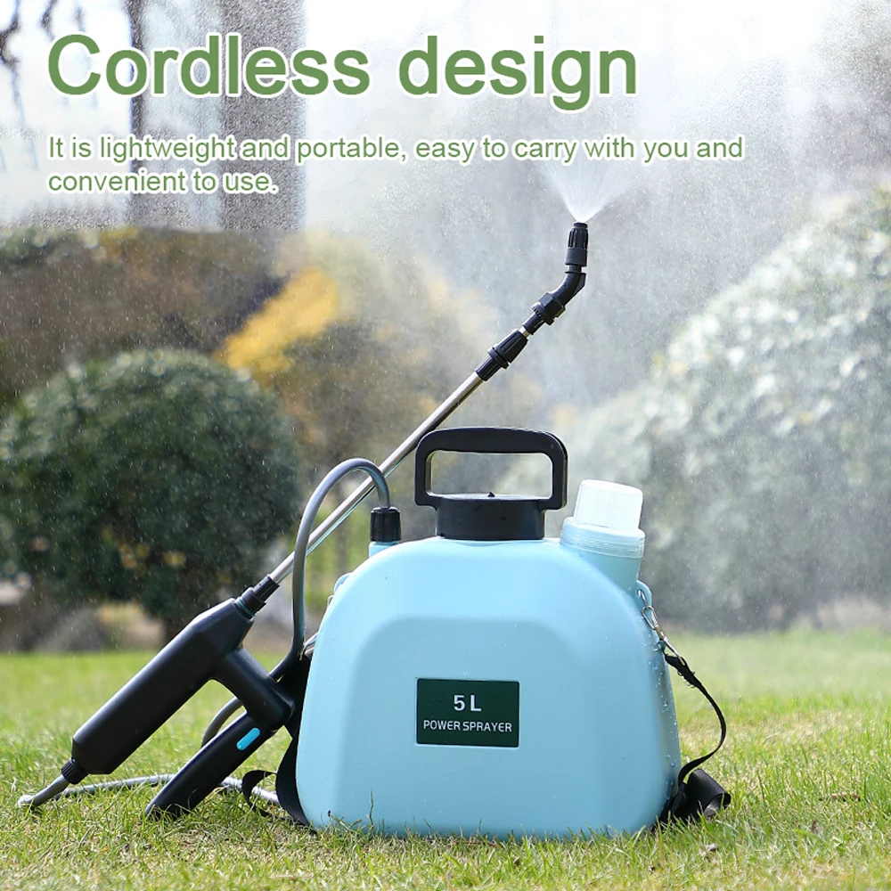 

5L 8L Electric Sprayer Gun Plant Sprayer Bottle Sprinkler Watering Can Agricultural Spray Telescopic Rod Length Adjustable