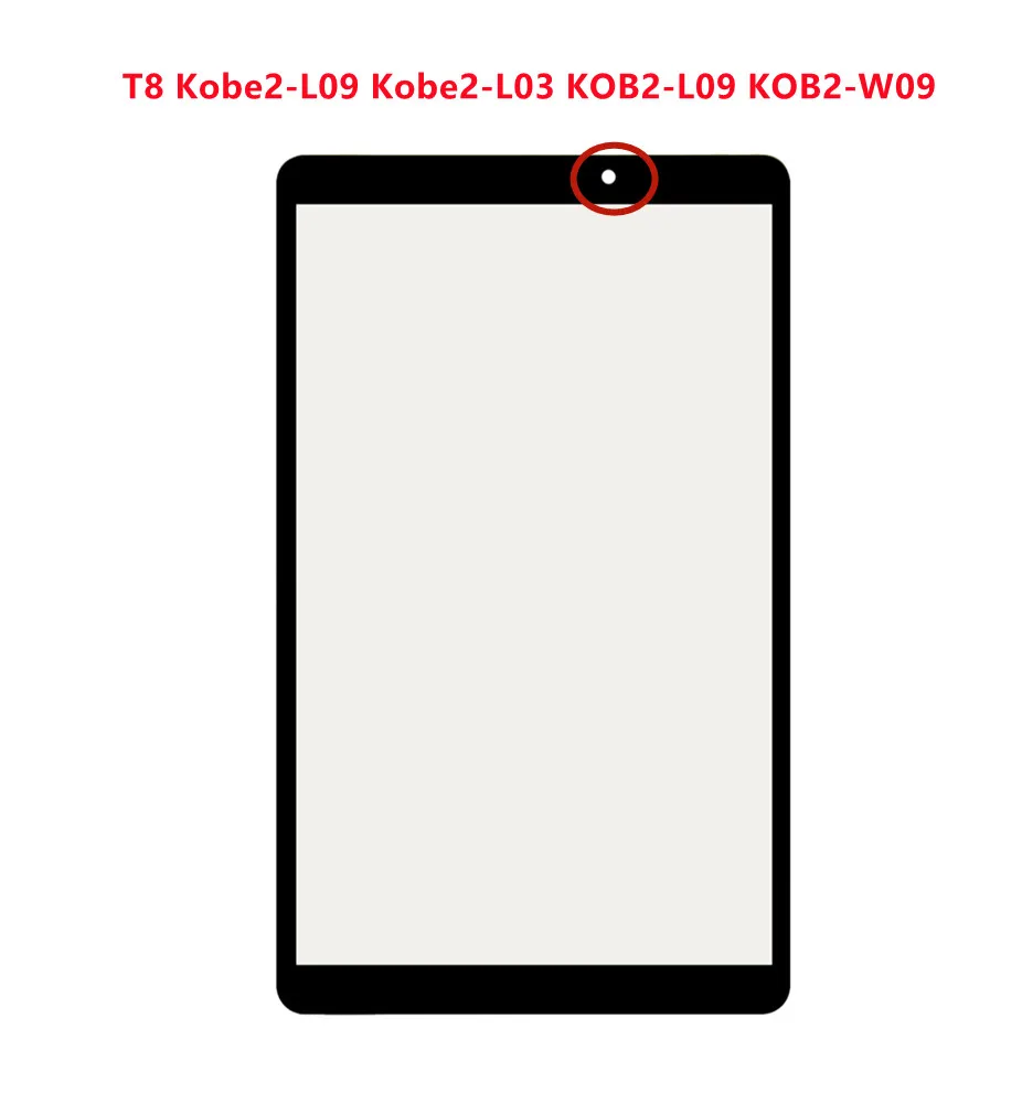 

LCD Screen Outer Touch Glass For Huawei Matepad T 8 T8 Kobe2-L09 Kobe2-L03 KOB2-L09 KOB2-W09 Front Glass Touch With OCA