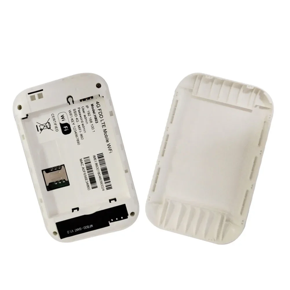 H803 4G LTE Wireless Router Modem Router 150Mbps 3650mAh Pocket Hotspot Up To 10 Devices Portable Mobile WiFi Router  ﻿
