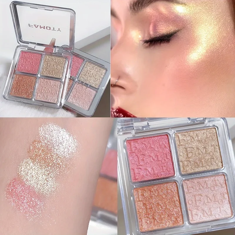 4 Color Face Highlighter Palette Illuminator Palette