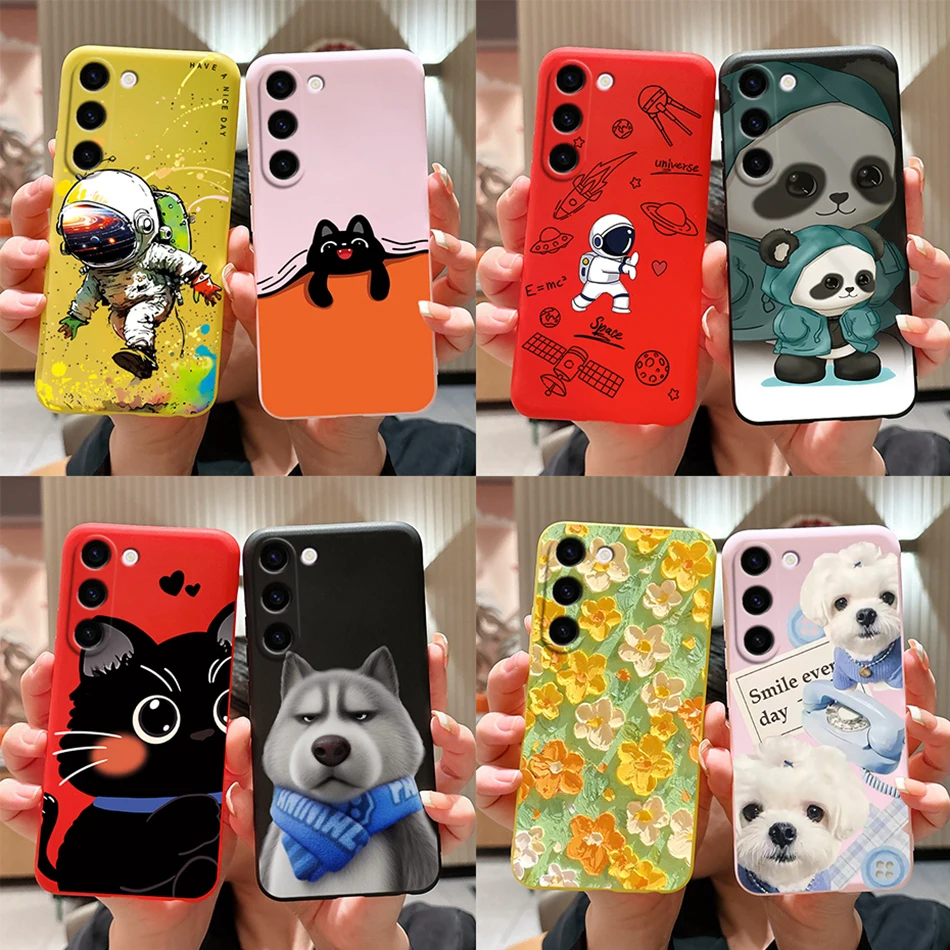 Astronaut Shockproof TPU Bumper Soft Silicone Phone Case Cover