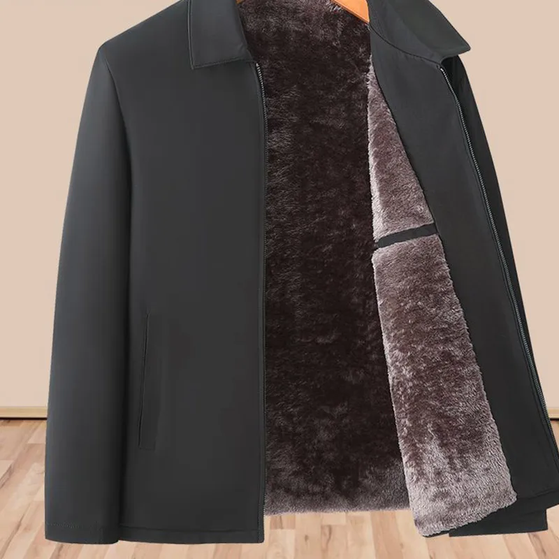 Spring Autumn KPOP Fashion Style Harajuku Slim Fit Jacket Loose All Match Casual Outerwear Lapel Zipper Solid Long Sleeve Padded