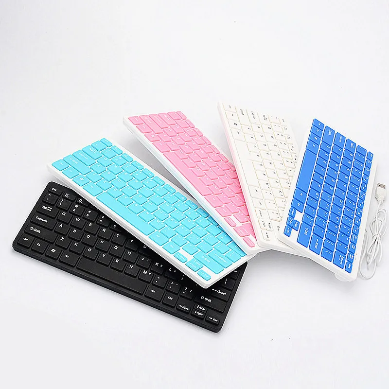 Kits Combo Mouse e Teclado com Fio Windows 10 e Acessórios Tablet Teclado Multimídia para Laptop Mac Desktop pc tv Andrews - Imagem 2