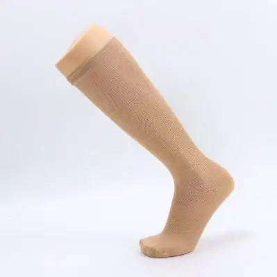 Men Solid Color Sock Sports Cycling Socks Cotton Knee High Socks Quick Drying Professional Football Hiking Running Long Sock cycling socks