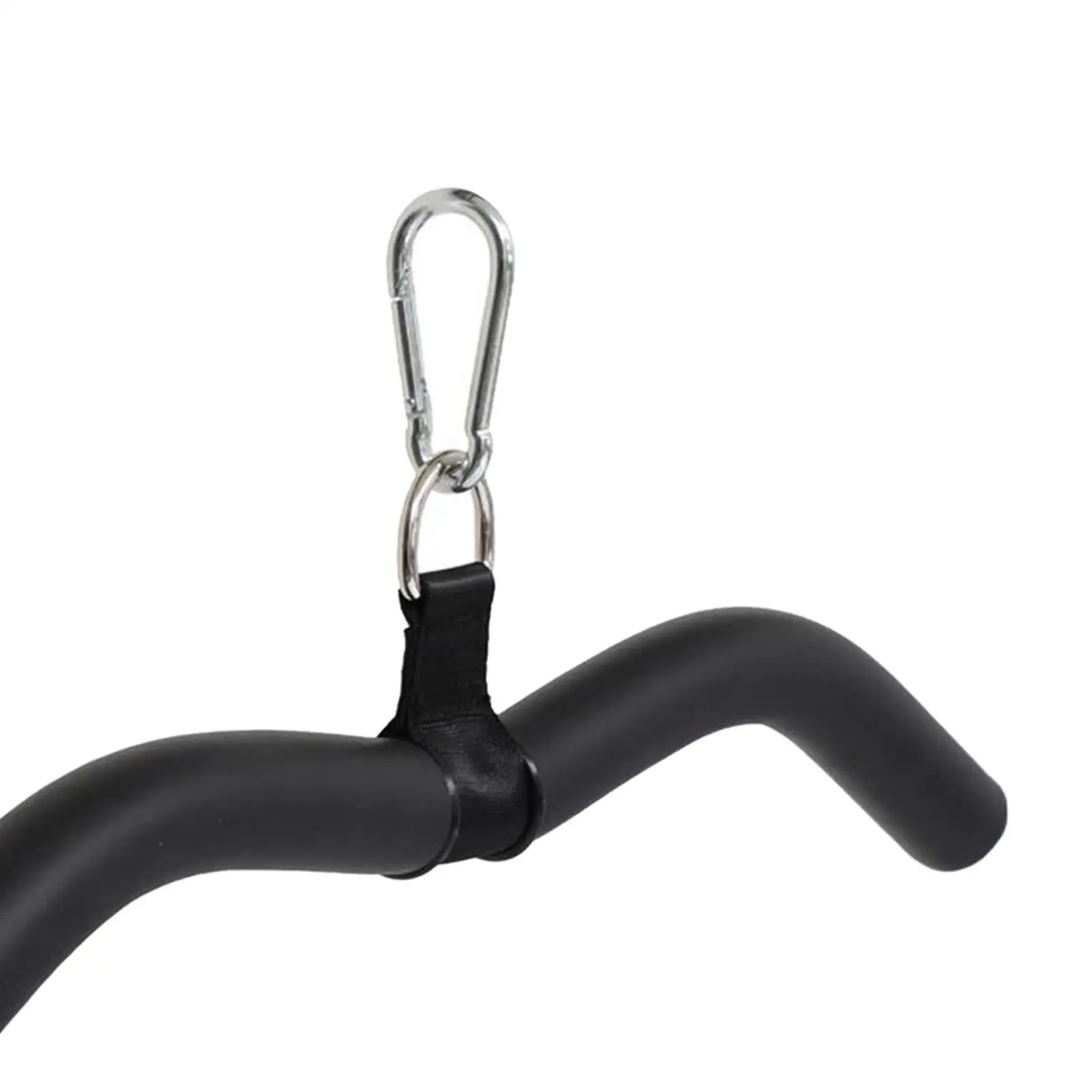 LAT Bar Cable Machine Attachment, Curl Pulldown Bar with Full Rotation and